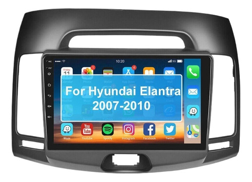 Autoestéreo Android 11 1+16g Para Hyundai Elantra 2007-2010