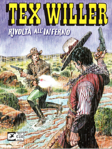 Tex Willer Nº 40 - Rivolta All'inferno - 68 Páginas - Em Italiano - Sergio Bonelli Editore - Formato 16 X 21 - Capa Mole - 2022 - Bonellihq Cx212 - C23