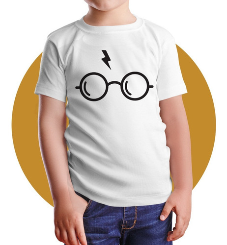 Polera Niños Harry Potter Estampada 100% Algodón Mov5
