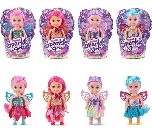 Muñeca Sparkle Girlz Cupcake Fairy Dolls