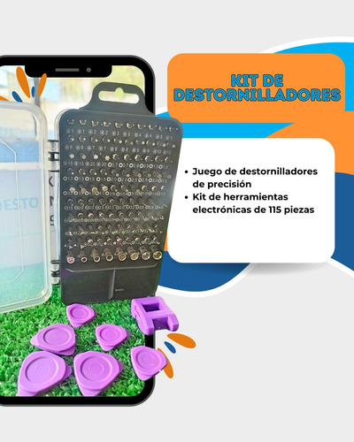 Kit De Destornilladores Para Electrónica Profesional 115in1