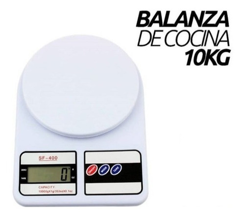 Balanza Peso Digital De 10 Kilos De Cocina
