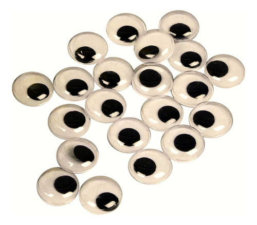 100 Ojos Moviles  Ojitos Amigurumi  N 8 Mm 