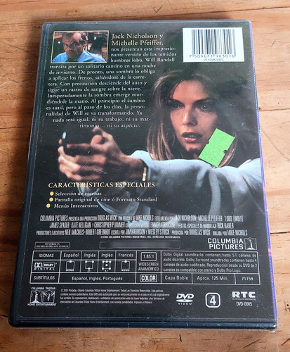 Lobo / Jack Nicholson, Michelle Pfeiffer Dvd