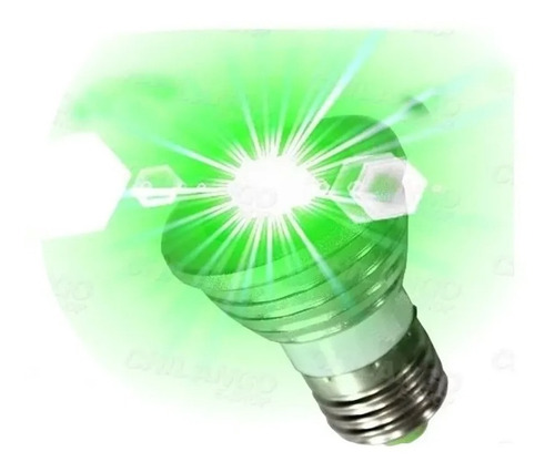 Foco Lampara Led Rgb 10w Base E27 Control Remoto 250-408