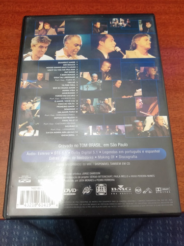 Dvd Show Spc Só Pra Contrariar Acústico Super Raro