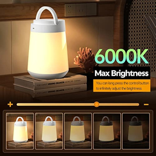 Luz Nocturna Para Niños Con Sensor Táctil Led Recargable