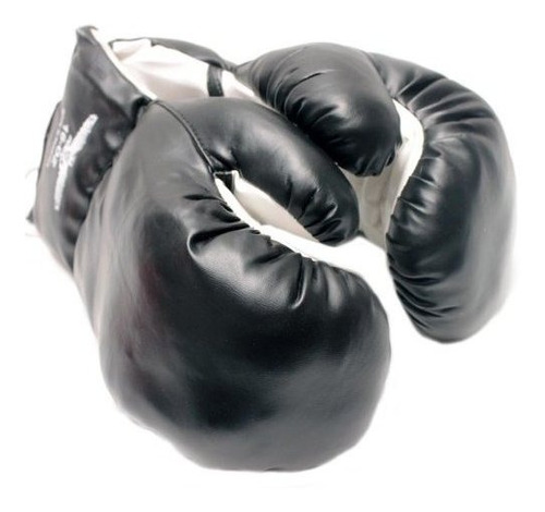 Rex 1 Par Negro 16oz Guantes De Boxeo Para Los Luchadores.