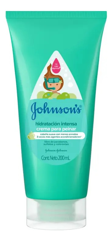 Crema Para Peinar Johnson's Hidratación Intensa 200 Ml