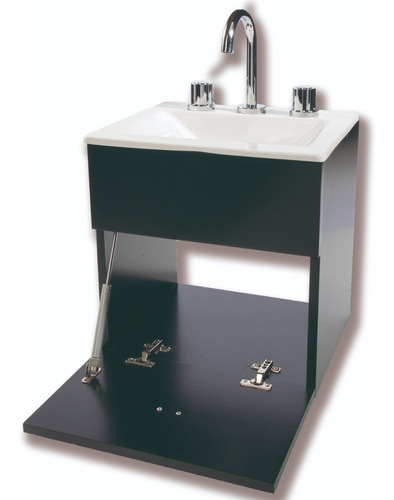 Juego De Vanitory 40cm Griferia Lavatorio Viva Cromo Espejo