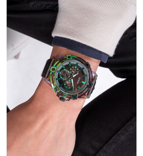 Reloj Hombre Guess Negro King Caballero