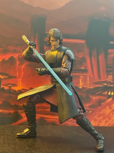 Anakin Skywalker Cabeza Custom Black Series Escala 1/12 (Usado)