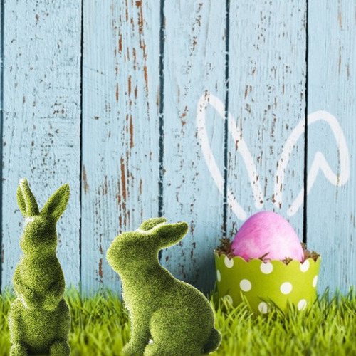 - Conejo De Pascua De Pie De Resina