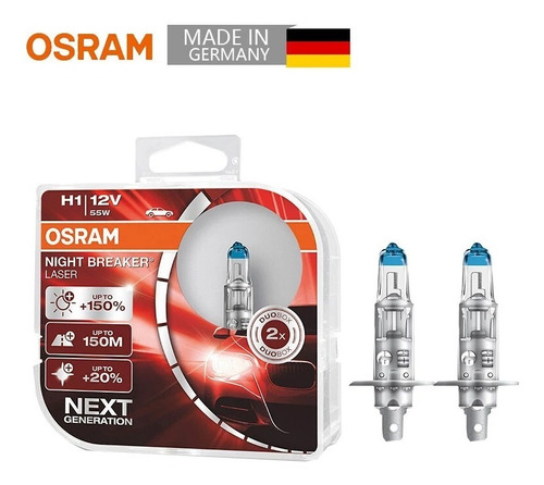 Bombillo H1 Osram Night Breaker Laser Next Generation