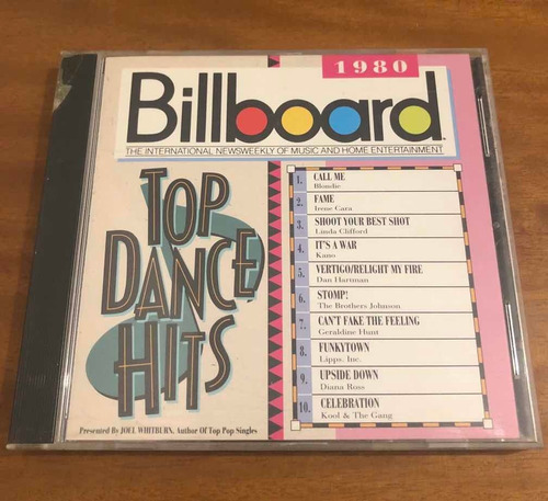 Cd Billboard Top Dance Hits 1980