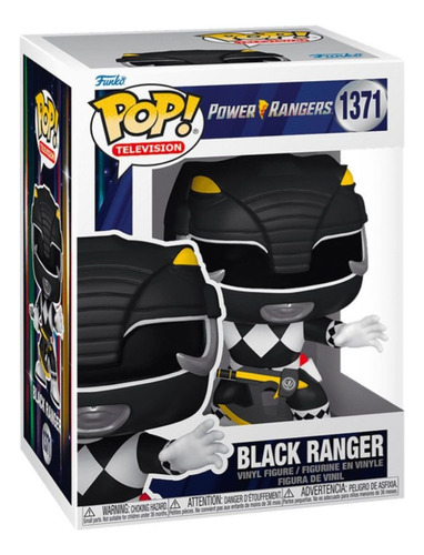 Funko Pop Tv: Power Rangers 30th - Black  Ranger