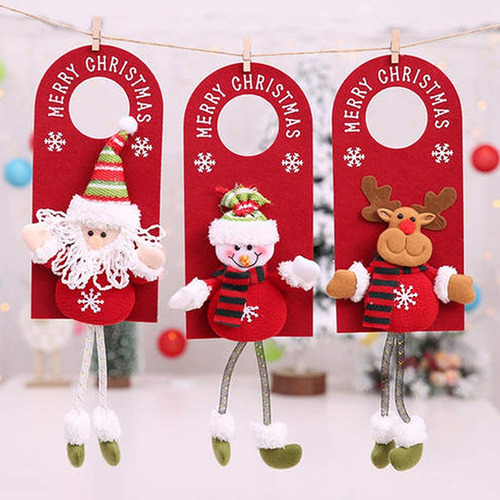 Yc 3 Piezas De Adornos Navideños Para Colgar En La Puerta