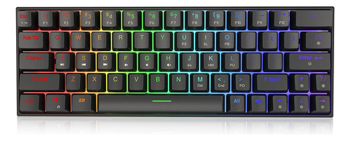 Rtk63p 60% Teclado Mecánico Para Juegos Teclas Pbt Ret...