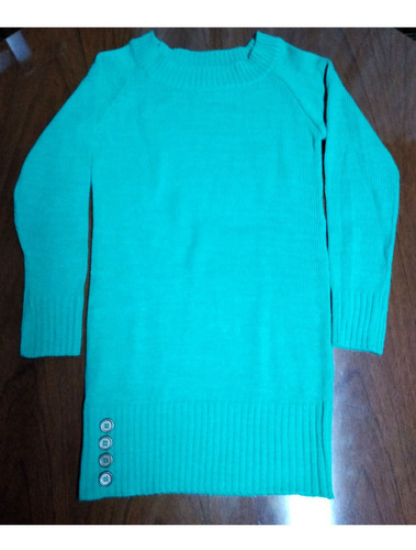 Sweater Largo Verde Esmeralda Talle M  Sienne