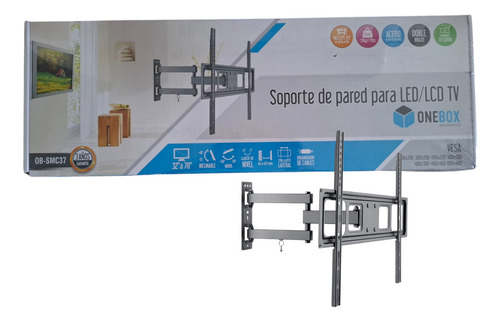 Soporte Onebox Ob-smc37 Reforzado Tv Curvo Samsung 32 A 70 C Negro