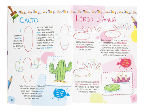 Curso Completo De Desenho Aprendendo Primeiros Passos Animais Carros Diversos | Happy Books