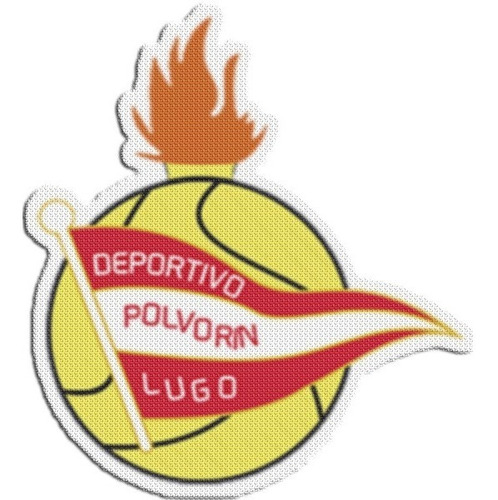 Parche Termoadhesivo Escudo España Deportivo Polvorin Lugo