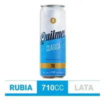 Comprar Cerveza Rubia Lata Quilmes 710ml Clásica Original