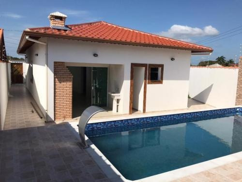 Casa Com Piscina E Lado Praia Em Itanhaém Litoral - 6157|npc