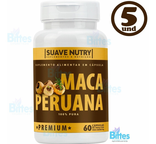 Suplemento Alimentar Maca Peruana Suave Nutry 100% Natural
