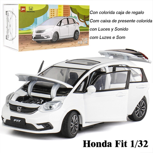 Coca Metálica En Miniatura Del Nuevo Honda Fit Sunroof Editi