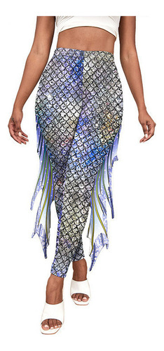 Pantalones De Cosplay Con Diseño De Sirena, Leggings Para Yo