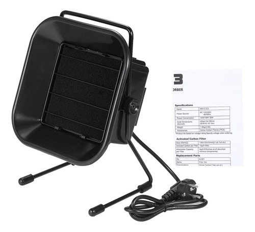 Q Extractor Humo 220v 16w Con Filtro Carbón Activo.ventilado