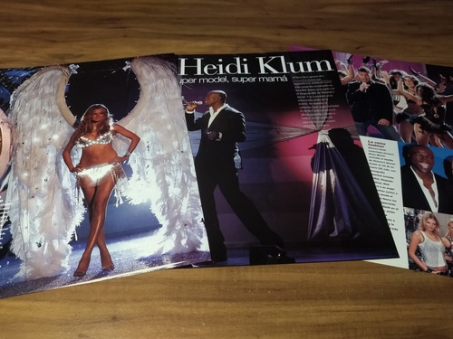 (q321) Heidi Klum * Clippings Revista 3 Pgs * 2005