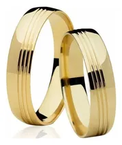 Comprar Par Anillos De Matrimonio Oro Amarillo 10k     6mm Clásicas