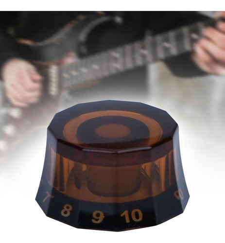 3 Perillas De Guitarra Perilla De Bajo Universal Marrón