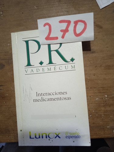 P. R Vademécum Interacciones Medicamentosas