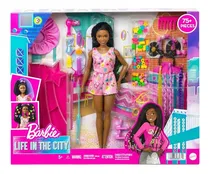 Comprar Barbie Set Brooklyn Peinados Muñeca + 75 Accesorios Cabello