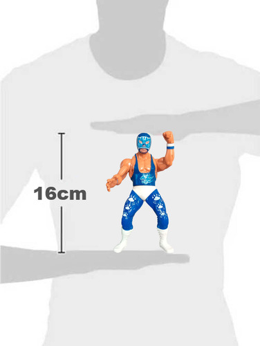 Muñeco Luchador Blue Panther Jr Figura De Accion Lucha Libre