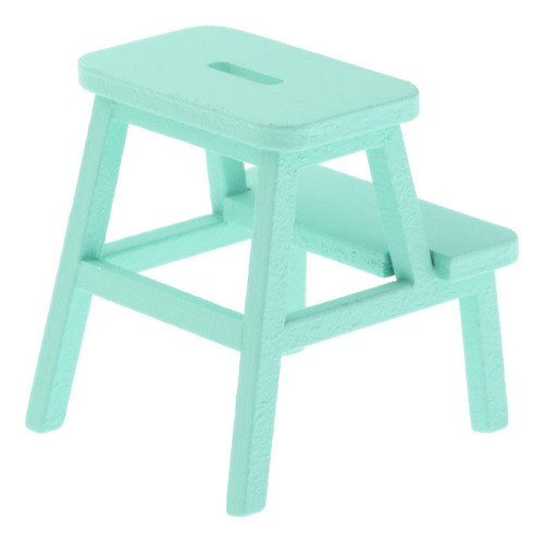 2 Silla Con Escalón Para Casa De Muñecas, Escala 1:12,