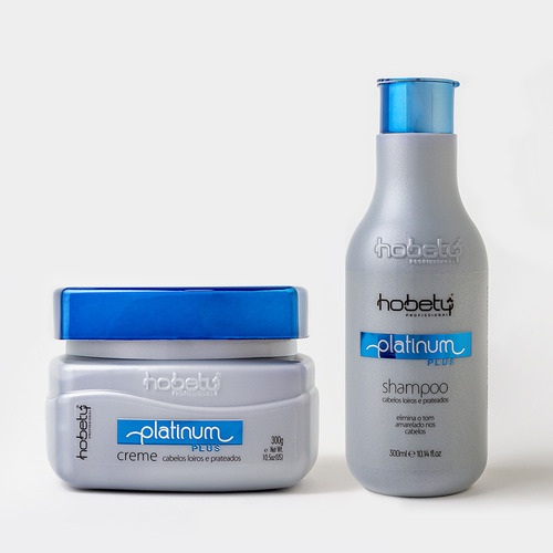 Hobety Kit Platinum Plus - Shampoo 300ml E Máscara 300g
