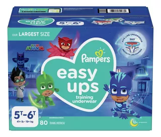 Pampers Easy Ups 5t-6t Importados