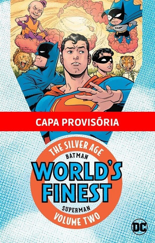 Batman e Superman: Os Melhores do Mundo - Era de Prata Vol. 2: DC Classic, de Hamilton, Edmond. Editora Panini Brasil LTDA, capa dura em português, 2022