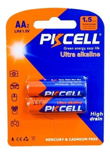 Pilas Ultra Alcalina Aa 1.5v Pikcell Pqx2 Unidades