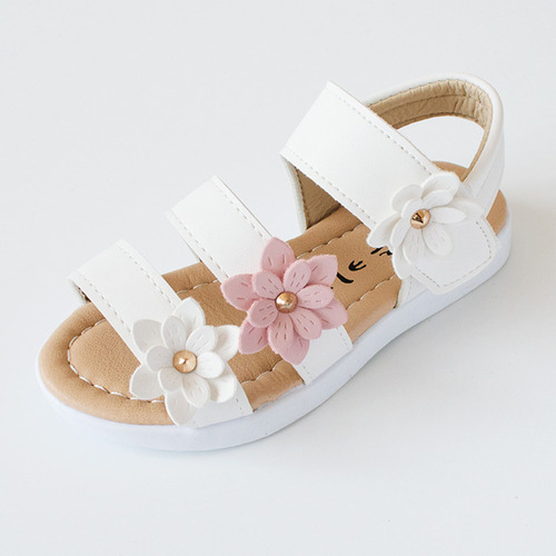 Sandalias De Verano Para Niños Con Flores Grandes Para Niñas