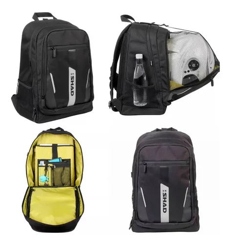 Mochila Moto Shad 26 Lts Cubre Impermeable Notebook P Casco