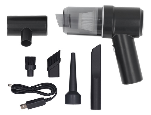 Mini Aspiradora Portátil Para Coche, Potente Succión, 2 En 1