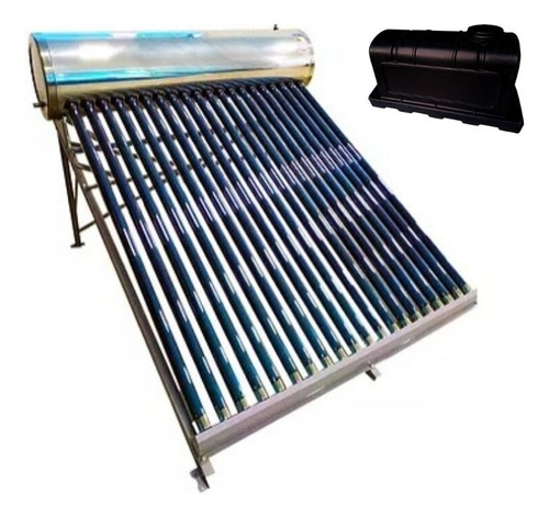 Aquecedor Solar A Vácuo Acoplado 30 Tubos - 100% Inox