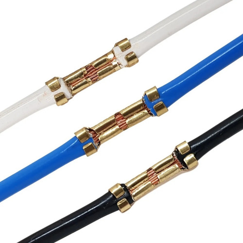 Terminal U Luva Emenda Fusível Térmico Fio 0,3-1,5mm 10 Pçs