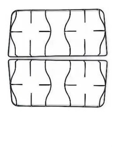 Grelha Do Fogão Esmaltec Agata 4 Bocas C/2