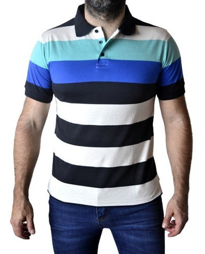 Imagen 6 de 6 de Chomba De Hombre Rayada The Big Shop